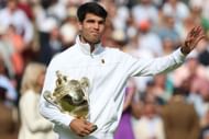 Carlos Alcaraz at Wimbledon 2024. (Photo: Getty)